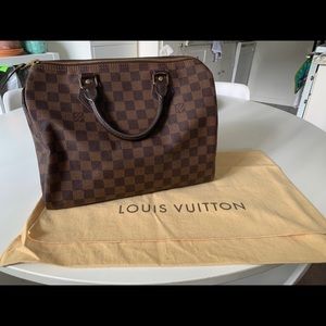 Authentic Speedy 30 DE Louis Vuitton handbag purse